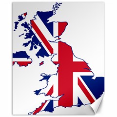 Britain Flag England Nations Canvas 16  x 20  