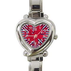 Alternatively Mega British America Red Dragon Heart Italian Charm Watch