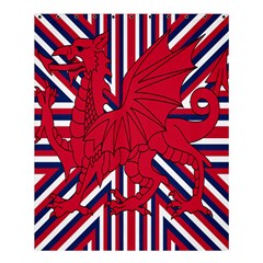 Alternatively Mega British America Red Dragon Shower Curtain 60  X 72  (medium) 