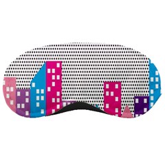 Building Polka City Rainbow Sleeping Masks