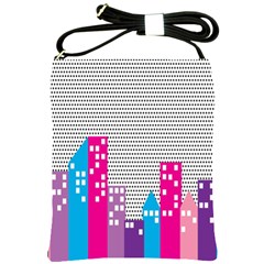 Building Polka City Rainbow Shoulder Sling Bags