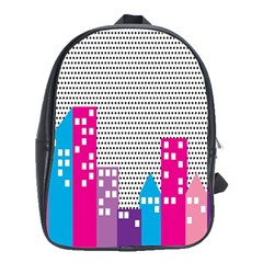 Building Polka City Rainbow School Bag (xl)