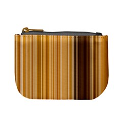 Brown Verticals Lines Stripes Colorful Mini Coin Purses by Mariart