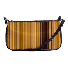 Brown Verticals Lines Stripes Colorful Shoulder Clutch Bags