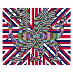 Alternatively Mega British America Dragon Illustration Double Sided Flano Blanket (small)  by Mariart