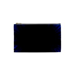 Colorful Light Ray Border Animation Loop Blue Motion Background Space Cosmetic Bag (small) 