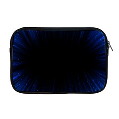 Colorful Light Ray Border Animation Loop Blue Motion Background Space Apple Macbook Pro 17  Zipper Case by Mariart