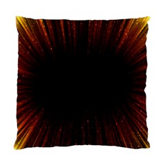 Colorful Light Ray Border Animation Loop Orange Motion Background Space Standard Cushion Case (one Side)