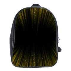 Colorful Light Ray Border Animation Loop Yellow School Bag (large) by Mariart