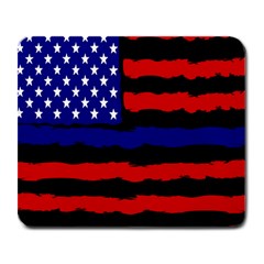 Flag American Line Star Red Blue White Black Beauty Large Mousepads