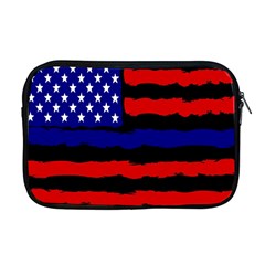Flag American Line Star Red Blue White Black Beauty Apple Macbook Pro 17  Zipper Case by Mariart