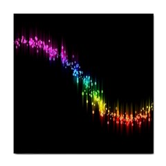 Illustration Light Space Rainbow Tile Coasters