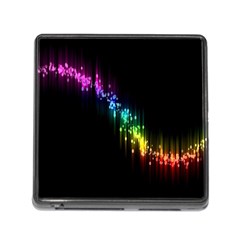 Illustration Light Space Rainbow Memory Card Reader (square) by Mariart