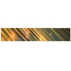 Golden Blue Lines Sparkling Wild Animation Background Space Flano Scarf (large) by Mariart