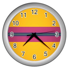 Layer Retro Colorful Transition Pack Alpha Channel Motion Line Wall Clocks (silver) 