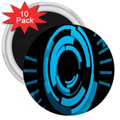 Graphics Abstract Motion Background Eybis Foxe 3  Magnets (10 Pack) 
