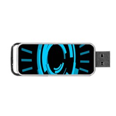 Graphics Abstract Motion Background Eybis Foxe Portable Usb Flash (two Sides)