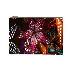 Hanging Paper Star Lights Cosmetic Bag (large) 