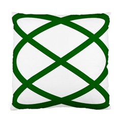 Lissajous Small Green Line Standard Cushion Case (two Sides)
