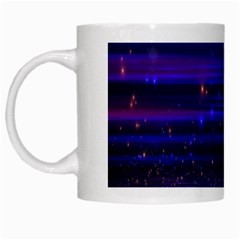 Massive Flare Lines Horizon Glow Particles Animation Background Space White Mugs