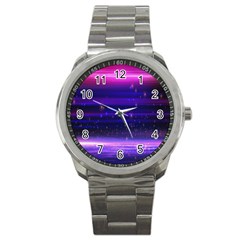 Massive Flare Lines Horizon Glow Particles Animation Background Space Sport Metal Watch