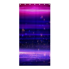 Massive Flare Lines Horizon Glow Particles Animation Background Space Shower Curtain 36  X 72  (stall) 