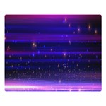 Massive Flare Lines Horizon Glow Particles Animation Background Space Double Sided Flano Blanket (Large)  80 x60  Blanket Front