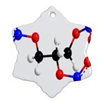 Nitroglycerin Lines Dna Ornament (Snowflake) Front