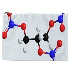 Nitroglycerin Lines Dna Cosmetic Bag (xxl)  by Mariart