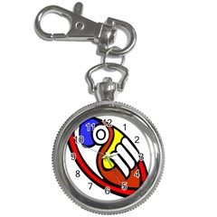 Pedernal Art Circle Sign Key Chain Watches