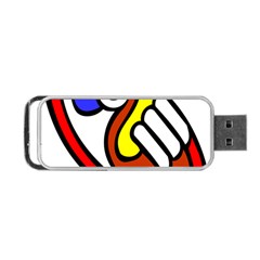 Pedernal Art Circle Sign Portable Usb Flash (two Sides) by Mariart