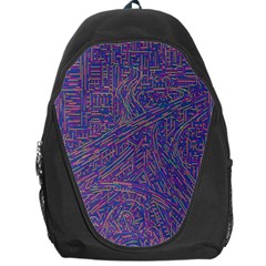 Infiniti Line Building Street Line Illustration Backpack Bag