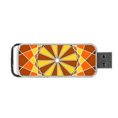 Ornaments Art Line Circle Portable Usb Flash (one Side) by Mariart