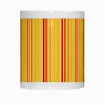 Red Orange Lines Back Yellow White Mugs Center