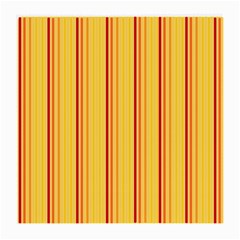 Red Orange Lines Back Yellow Medium Glasses Cloth by Mariart