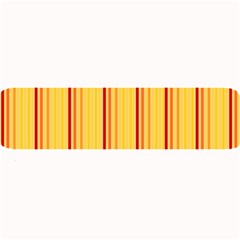 Red Orange Lines Back Yellow Large Bar Mats by Mariart