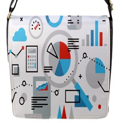 Science Mathematics Formula Flap Messenger Bag (s) by Mariart