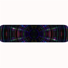 Psychic Color Circle Abstract Dark Rainbow Pattern Wallpaper Large Bar Mats by Mariart