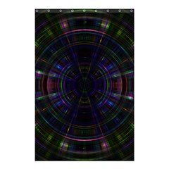 Psychic Color Circle Abstract Dark Rainbow Pattern Wallpaper Shower Curtain 48  X 72  (small)  by Mariart