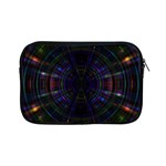 Psychic Color Circle Abstract Dark Rainbow Pattern Wallpaper Apple iPad Mini Zipper Cases Front