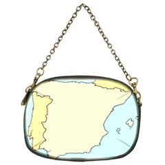 Spain Map Modern Chain Purses (two Sides)  by Mariart