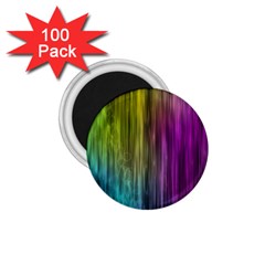Rainbow Bubble Curtains Motion Background Space 1 75  Magnets (100 Pack) 