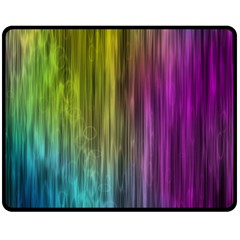 Rainbow Bubble Curtains Motion Background Space Fleece Blanket (medium) 