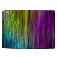 Rainbow Bubble Curtains Motion Background Space Cosmetic Bag (xxl)  by Mariart
