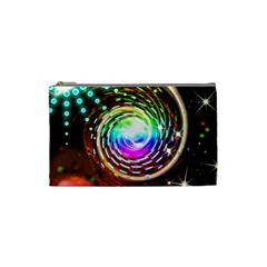 Space Star Planet Light Galaxy Moon Cosmetic Bag (small)  by Mariart