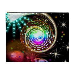 Space Star Planet Light Galaxy Moon Cosmetic Bag (xl) by Mariart