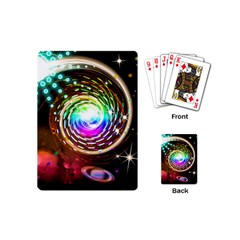 Space Star Planet Light Galaxy Moon Playing Cards (mini) 
