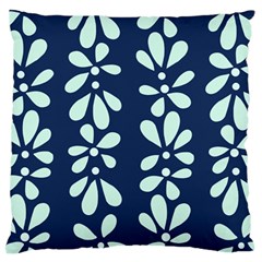 Star Flower Floral Blue Beauty Polka Standard Flano Cushion Case (two Sides)