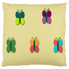 Spring Butterfly Wallpapers Beauty Cute Funny Large Cushion Case (two Sides)