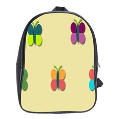 Spring Butterfly Wallpapers Beauty Cute Funny School Bag (xl)